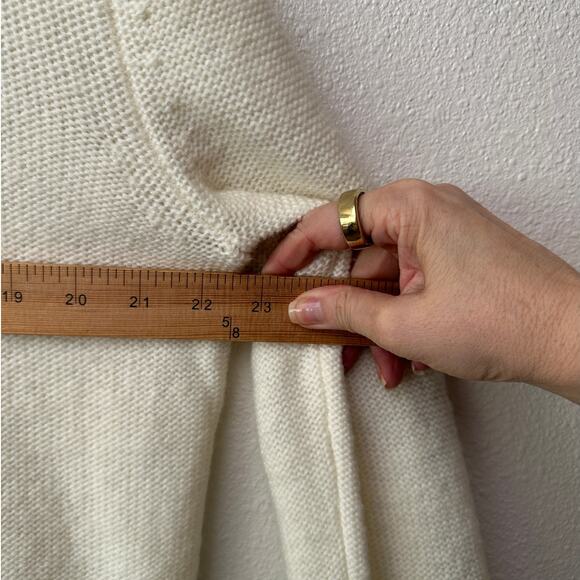 Off-White Reverse Arrow Diag Knit Crew Sweater White / Green - Picture 15 of 16